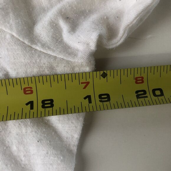 prAna Women’s Round Neck 2 Button L/S White Top Organic Cotton Tag Size Medium - Picture 6 of 14